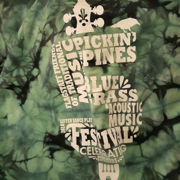 Pickin' in the Pines 2010 Bluegrass Festival Shirt - Picture 3 of 7